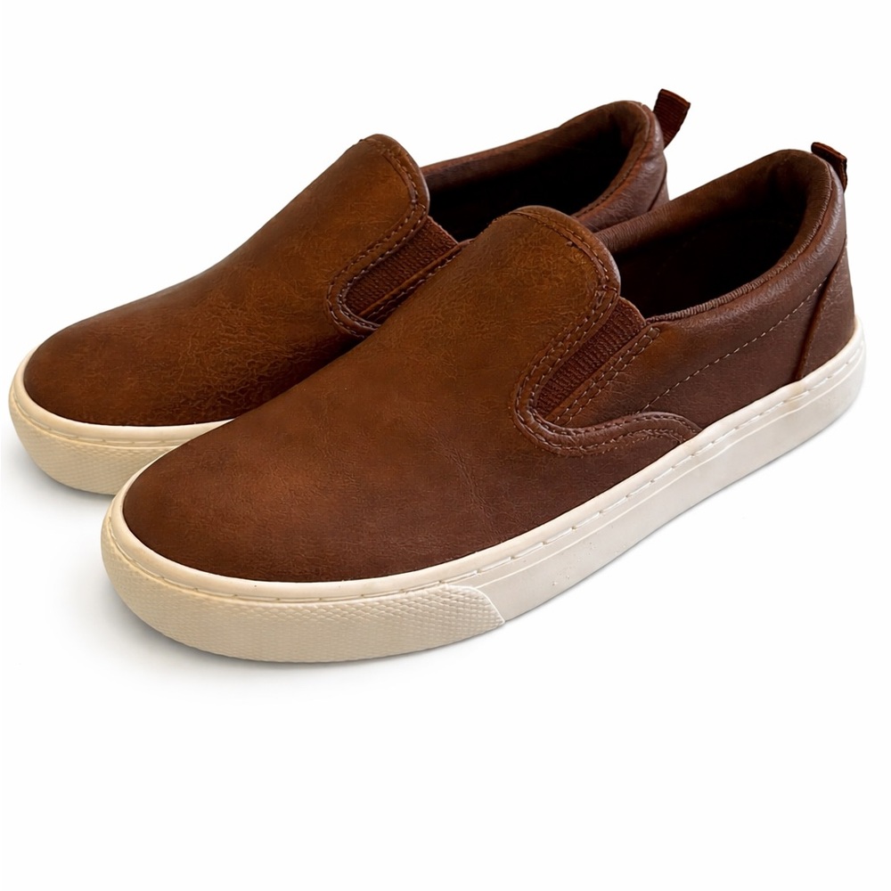 Old Navy Brown Slip-On Boys Casual Loafers - Picture 3 of 3